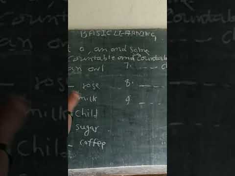 short video #basic  learning #use of a  an and some #countable and uncountable noun