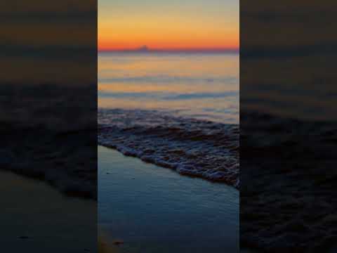 Slow Motion Waves at Sunrise #shorts