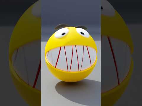 Pacman using the Virtual Reality trying to catch Super Mario  #pacman #animation #mario