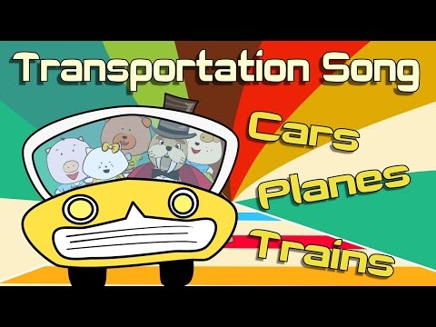 Transportation Song | Transportation for kids | The Singing Walrus