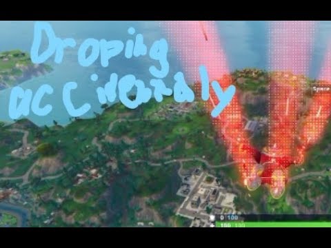 dropping acidentally: fortnite gameplay