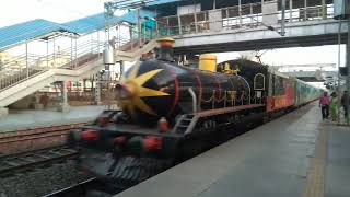 (4K) Ekta Nagar Steam Heritage Special -(09409) Train, Ahmedabad To Ekta Nagar 🚂🚂🚂