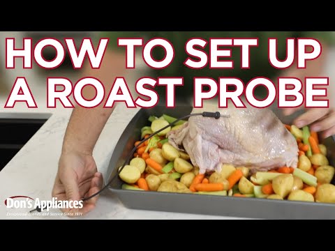 How to Set Up a Roast Probe in Your Oven