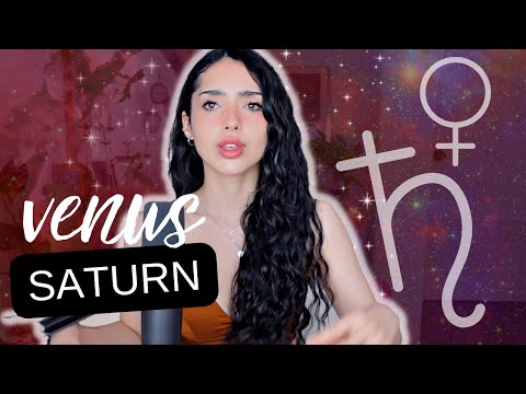 Venus Saturn Aspect in Astrology: When love is blocked. . . 🖤 🗝