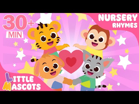 Thank You Song💕 + Happy Birthday Song + more | Little Mascots Nursery Rhymes for Kids