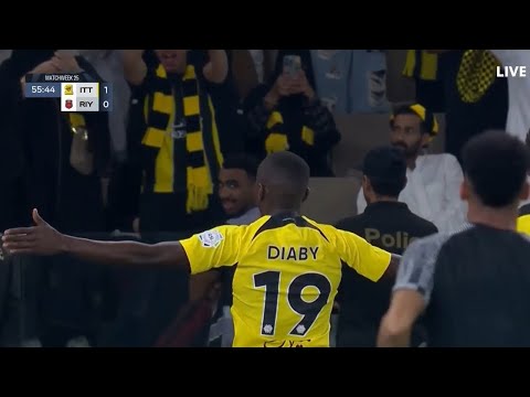 هدف موسى ديابي اليوم | هدف الاتحاد اليوم | الاتحاد ضد الرياض 1-1 ملخص | الدوري السعودي  2024-2025