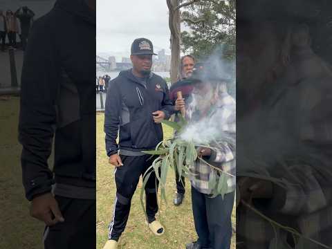 Australian aboriginal cleansing ceremony