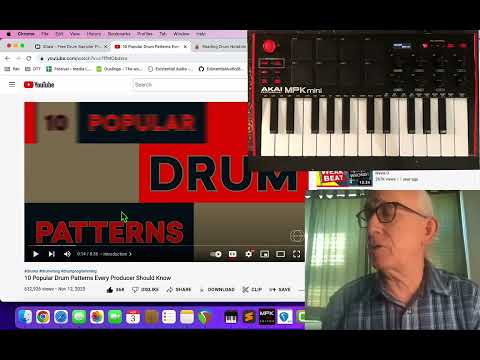 AKAI MPK MINI Drum Pads with Reaper