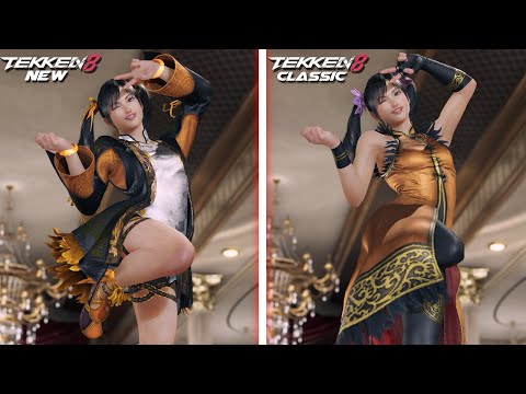 Tekken 8 - All Character Costumes Comparison (New Outfits vs Tekken 7 Outfits)