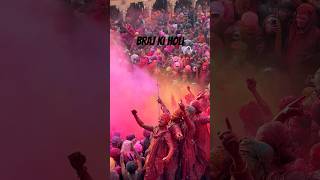 Braj ki Holi ❤️ #holi  #holi2025 #barasana #nandgaon #mathura #vrindavan #shorts #youtube #up #short