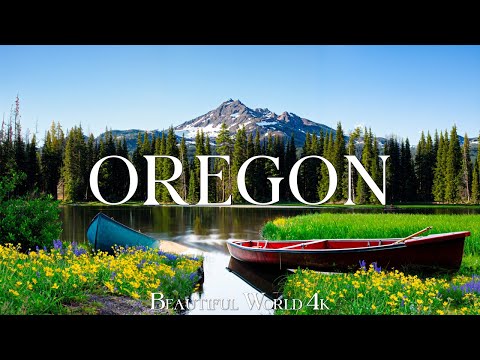 Oregon 4K – Crater Lake Reflections, Wildflower Hills & Spring Awakening – 4K Ultra HD