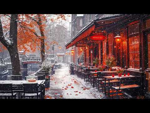 Unwind with Winter Cafe Corner ❄️ Wonderful Jazz Playlist by The River for Calm, Study, Relax