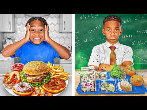 HOME VS SCHOOL FOOD CHALLENGE