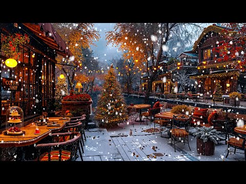 Winter Jazz 2025 at Winter Porch Ambience ⛄ Relaxing Jazz Instrumental Music for Warm Holiday Vibe