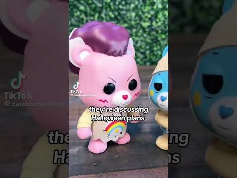 Funkopop of the care bears halloween version in tiktok #carebears #funkopop #halloween #tiktok