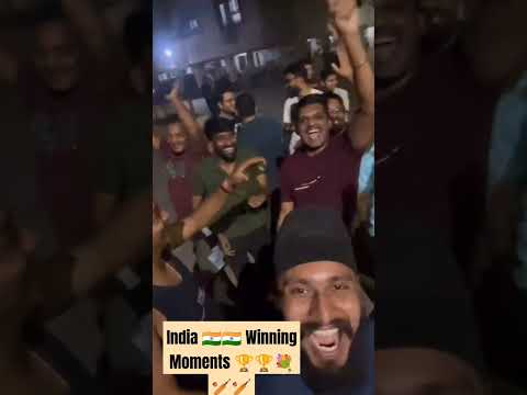 India T20 WC Championship 🏆🏆 Winning Moments #India #t20worldcup2024