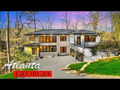 INSIDE a $1.89M NEW LUXURY Riverfront Estate | 6 Bed, 6.5 Bath Atlanta Dream Home Tour