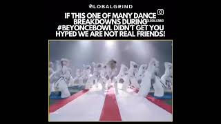 This dance break 🙌🏿. #beyoncebowl #netflix #nfl #beyonce #dancebreak