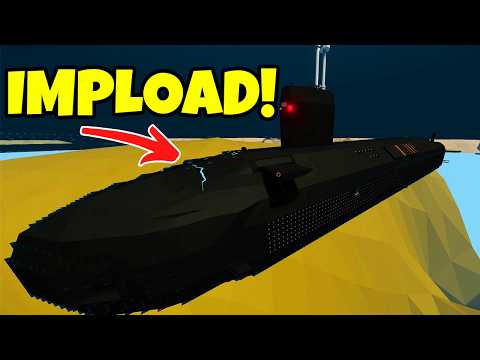 Extreme CRUSHING DEPTH MOD in SUBMARINE! | Stormworks Survival