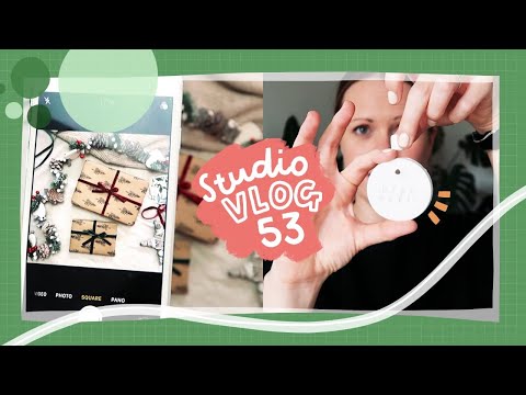 Trying air dry clay, making a stop-motion & packing your xmas gift set orders! | Leaf Lane Studio