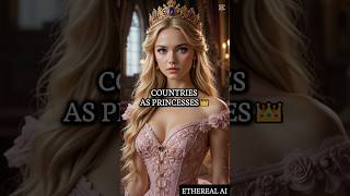 AI Creates AMAZING Princesses Representing Different Countries #countries #midjourney #princesses