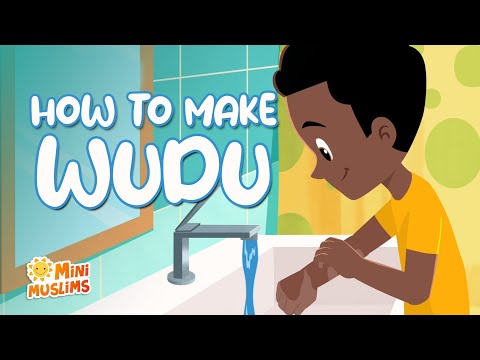 How to Make Wudu for Kids 💦 MiniMuslims ☀️