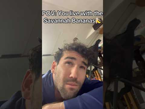 POV: You live with the Savannah Bananas #pov #savannahbananas #fyp