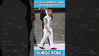 David Warner CAMEO In ROBINHOOD Movie 🤠 | David warner | Setty Reviews | #shorts