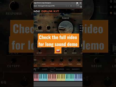 Sick BEATS from Heavyocity DAMAGE DRUM KIT #shorts #kontakt #drums