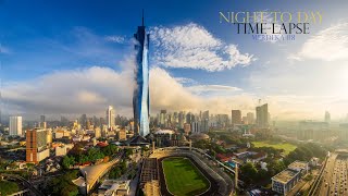 Night to Day of Merdeka 118 in Motion: Kuala Lumpur’s Skyline Time-Lapse - 4KUHD