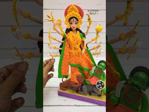 Navaratri Special🙏🥥🌺Maa Durga Asura Samhar Making With Clay(Part-2) 🙏🌺Jai Maa Durga🙏Aigiri Nandini🎼🎵