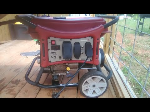 Start Powermate Generator with bad pull cord/assembly