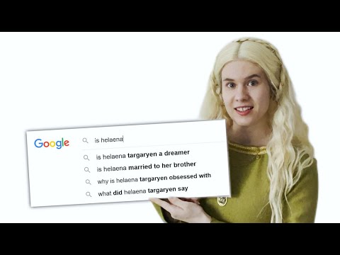 Helaena Targaryen Answers the Web’s Most Searched Questions | WIRED parody