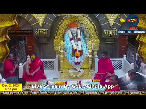 #Sai Baba Live Darshan Today 2 December 2024  | Live From #Shirdi part 2