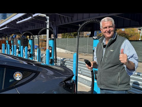 New NYC DC Fast Charging Hub! Full Tour w/Revel Using Kempower Hardware