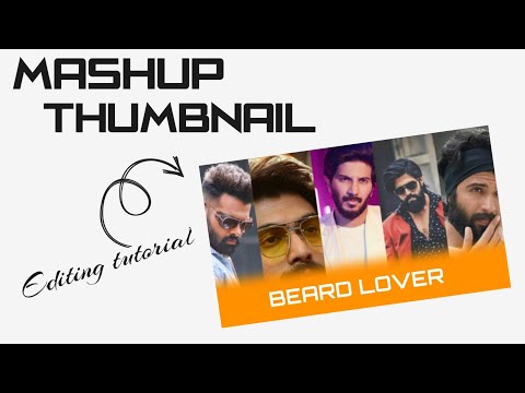 How to edit mashup videos thumbnail #mashupthumbnailediting