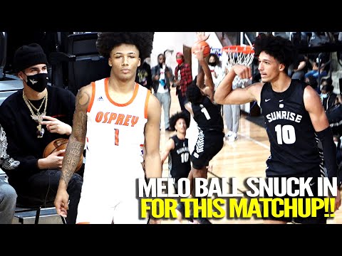 LAMELO PULLED UP! Mikey Williams vs. Kennedy Chandler!! Game ENDED WITH A BODY!!