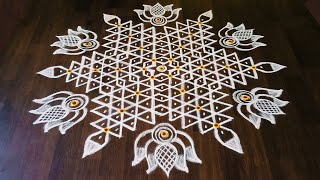 Daily new morning rangoli kolam 🌺 Easy simple rangoli 🌺 Traditional muggulu designs 🌺 Latest kolam 🌺