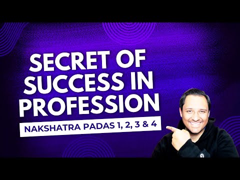 Untold Nakshatra Pada Secrets for predicting your success in Career #nakshatra #nakshatrapadas