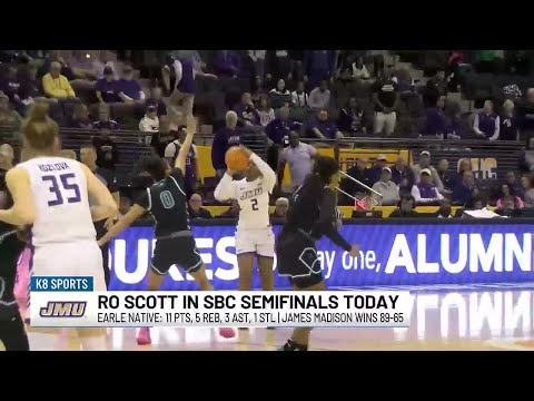 Earle native Ro Scott fills up box score, James Madison advances to SBC Championship Game