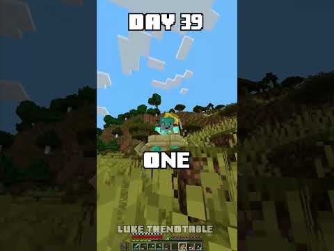 100 Days - [Minecraft Shorts] - Day 39 #minecraft #100days