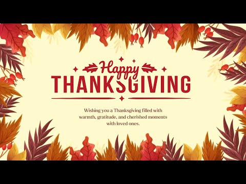 Thanksgiving TV Frame Art - With Sound - With Animation | TV Wallpaper