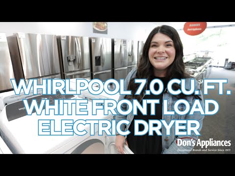 Whirlpool 7.0 Cu. Ft. White Front Load Electric Dryer