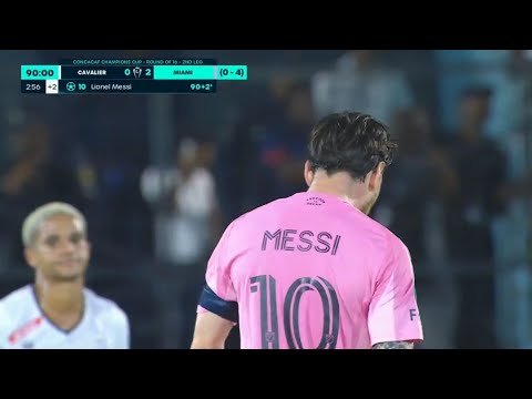 Gol de Lionel Messi 90+2 | Cavalier vs Inter Miami 0-2 | Highlights | CONCACAF Champions Cup 24/25