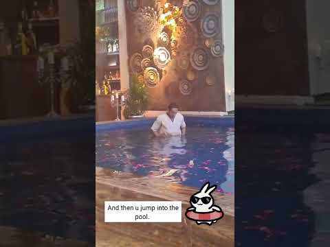 Tere bin jiya jaye na Behind the scene/pool shot video #offscreen #anjalitatrari #AvineshRekhi