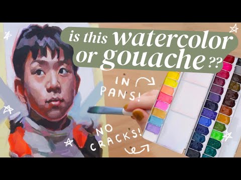 Gouache Watercolor Hybrid?! Mijello Titanium Class Gouache review