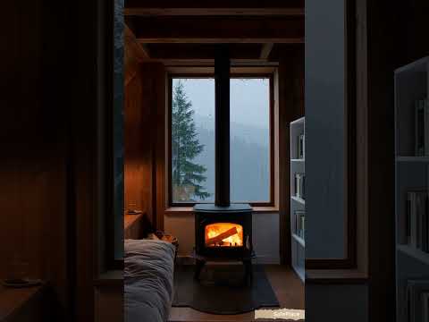 #relax #cozycabinambience #rain #cabinambience #peace #cabinrainsounds #fireplace #calm #rainsounds