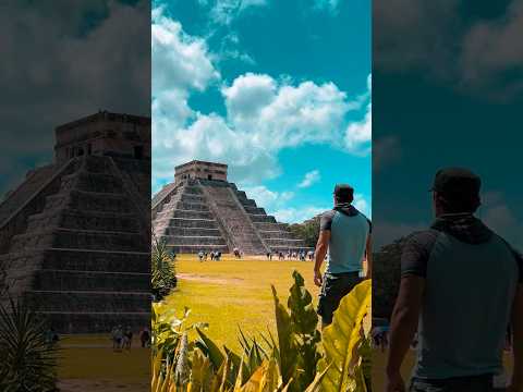 EXPLORING ANCIENT PLACES #travel #chichenitza #mexico #trending #history #ancient #foryou #shorts