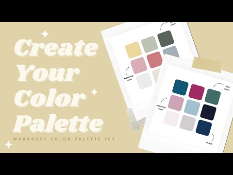 THE PERFECT WARDROBE COLOR PALETTE | How to Create a Color Palette for Your Wardrobe