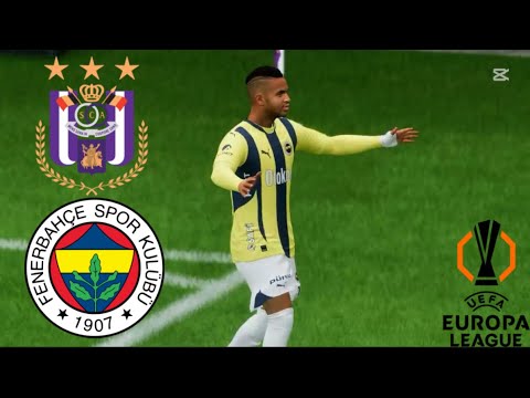 RSC Anderlecht - Fenerbahçe Maçı | Uefa Avrupa ligi Play-off Rövanş 24/25 (Maç Özeti)